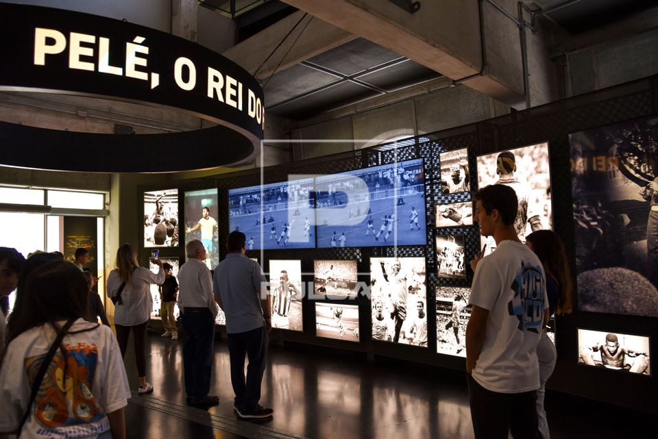 Instalação Pelé - área dedicada em homenagem ao maior jogador de futebol de todos os tempos Edson Arantes 