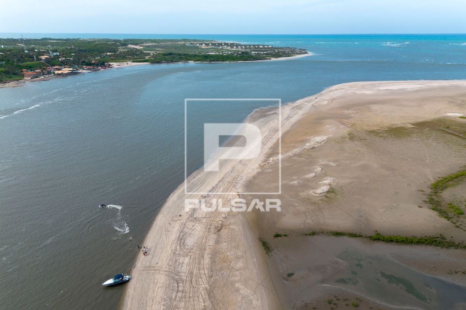 Vista da foz do Rio Jaguaribe