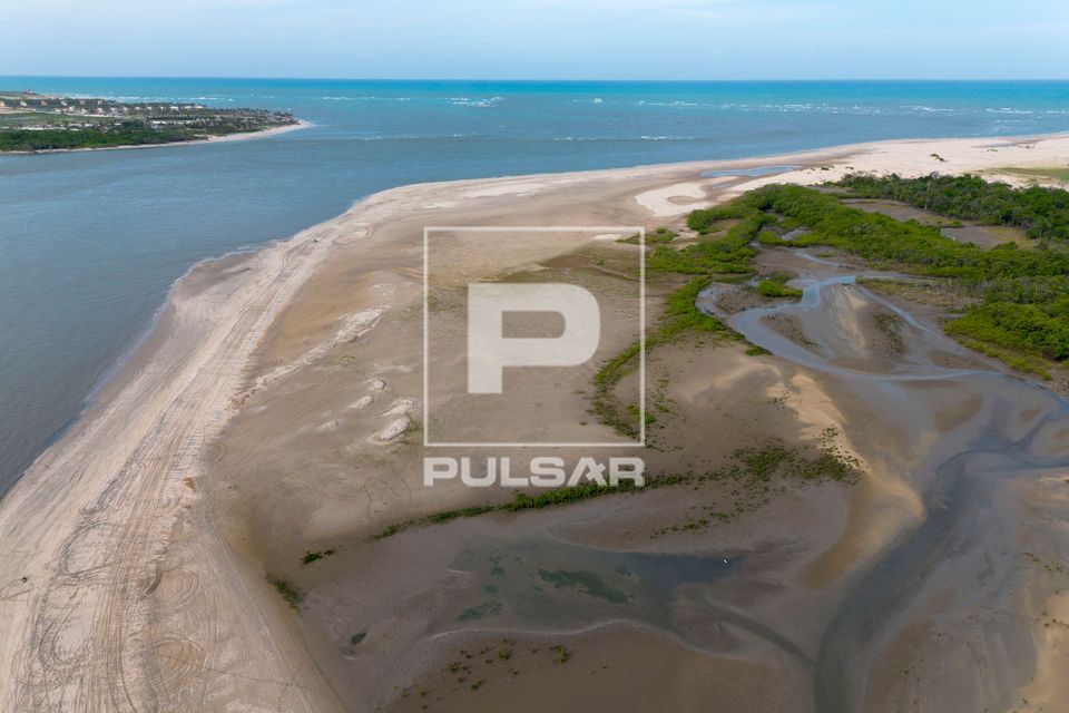 Vista da foz do Rio Jaguaribe