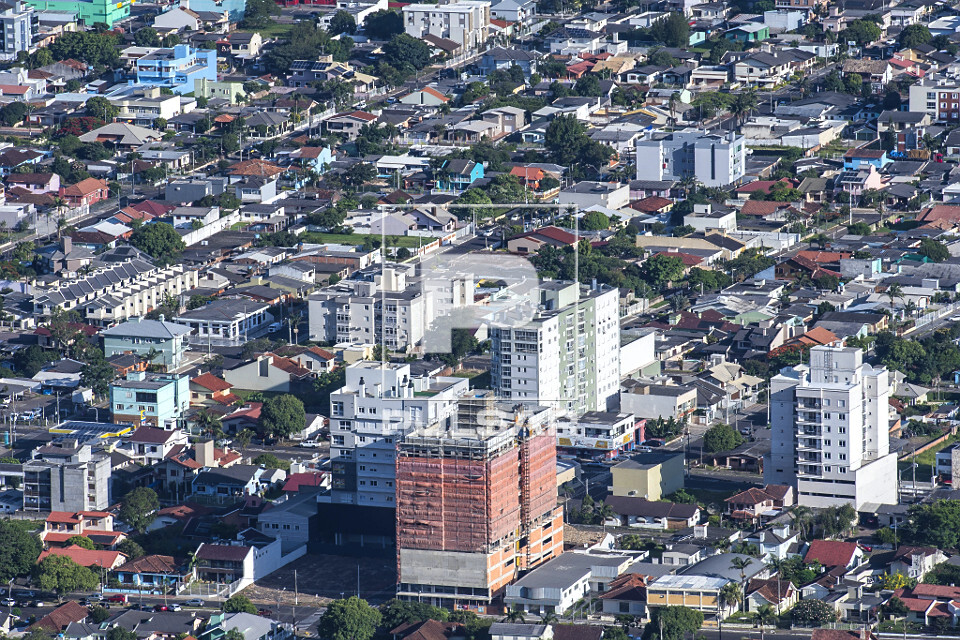 Cidade vista de cima a partir do Morro da Borrússia