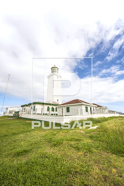 Farol de Santa Marta e casas de faroleiros - inaugurado em 1891 - Cabo de Santa Marta - Rota das Baleias