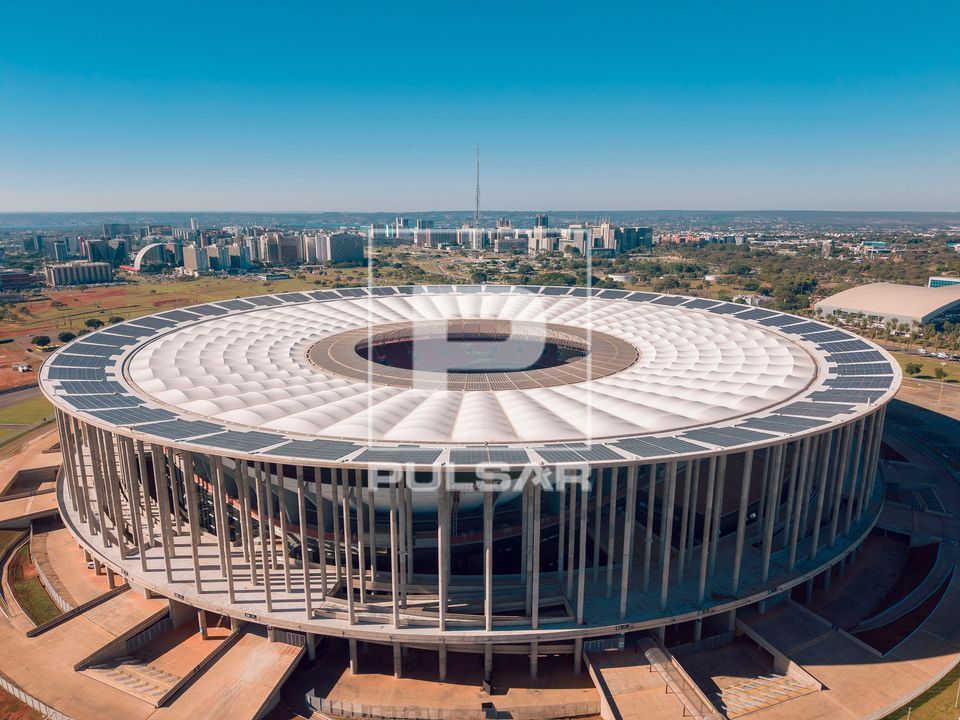 Estádio Nacional de Brasília Mané Garrincha faz parte do Complexo Poliesportivo Ayrton Senna