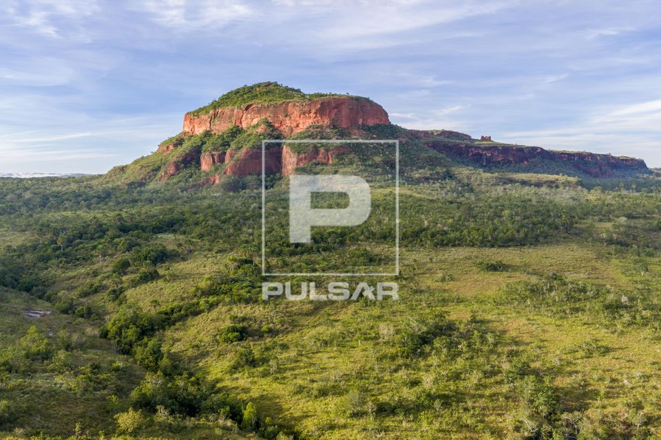 Vista de drone do Morro da Arnica