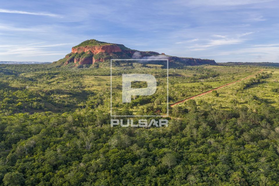 Vista de drone do Morro da Arnica