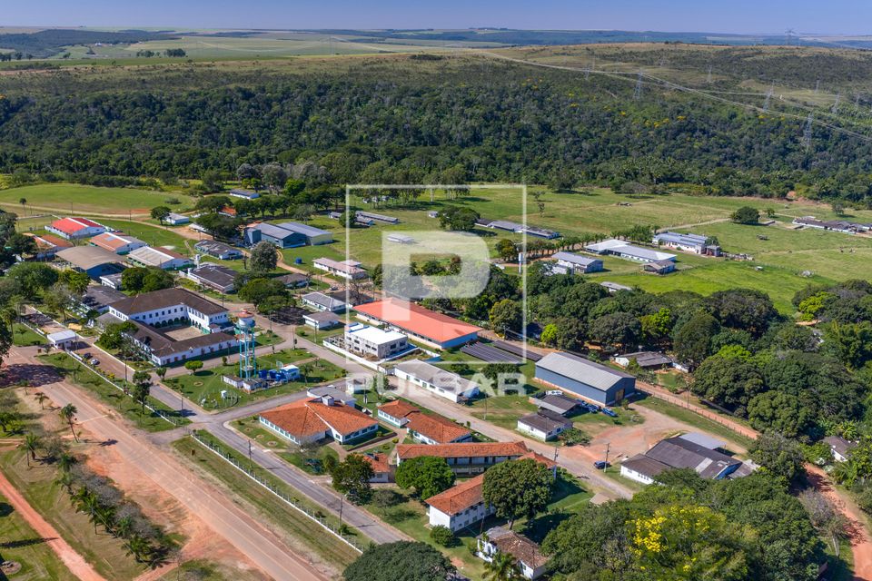 Vista de drone do Campus São Vicente do Instituto Federal de Educação Ciência e Tecnologia do Mato Grosso