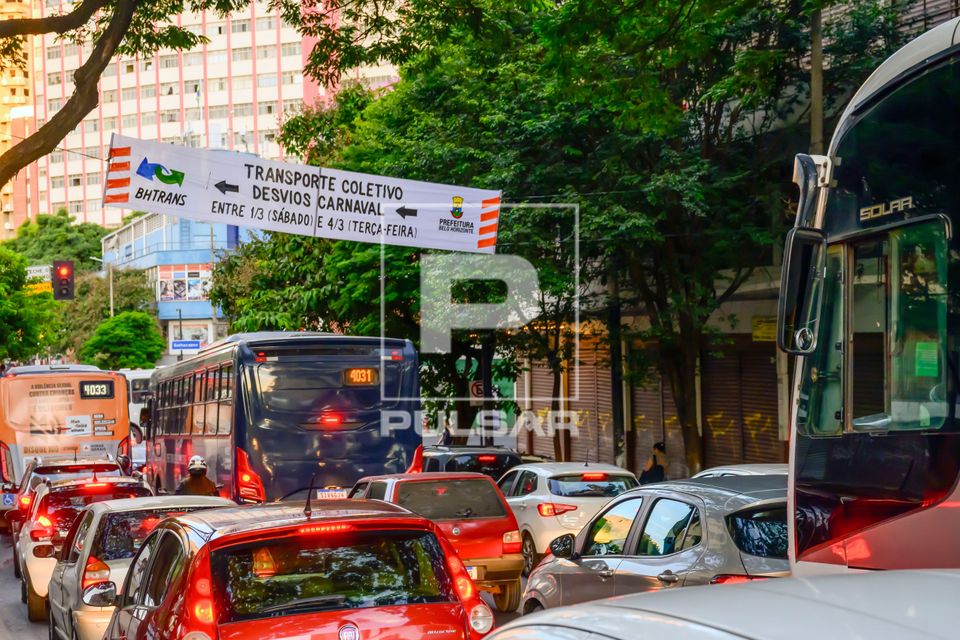 Congestionamento na Avenida Bias Fortes