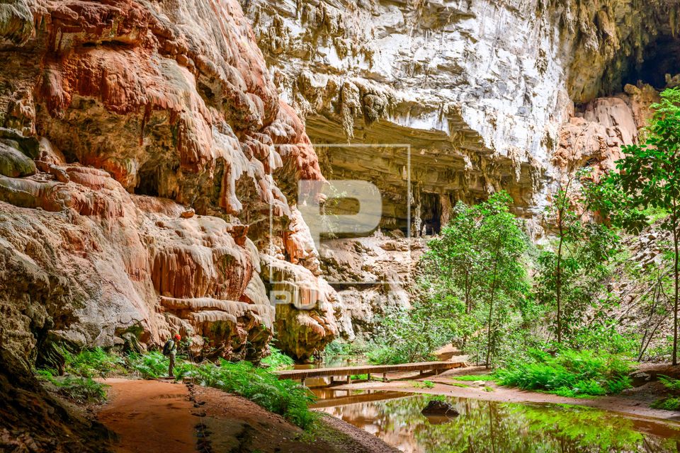 Trilha para a Gruta do Janelão - Parque Nacional Cavernas do Peruaçu - transição dos biomas caatinga e cer