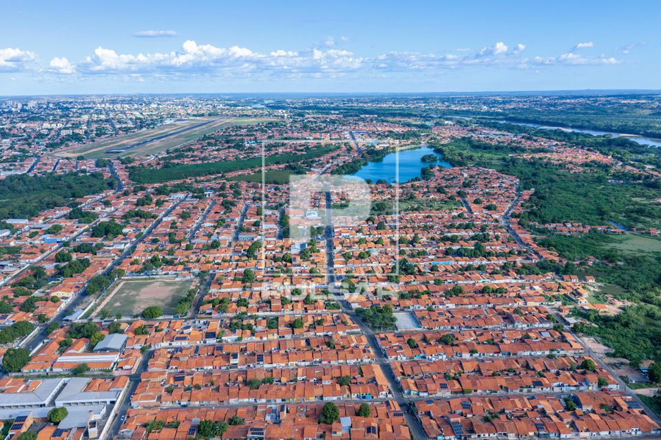 Vista de drone do Bairro do Poti Velho