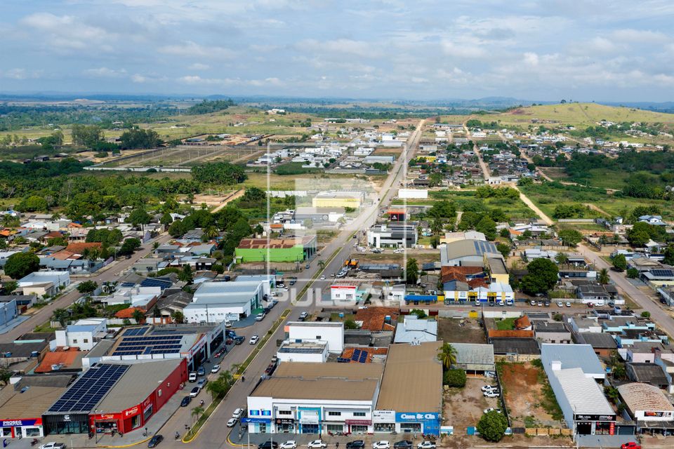  Vista de drone da cidade