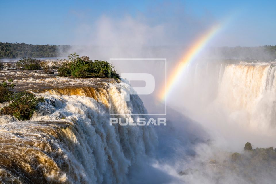 Arco-íris e Garganta do Diabo - Cataratas do Iguaçu - Parque Nacional do Iguaçu