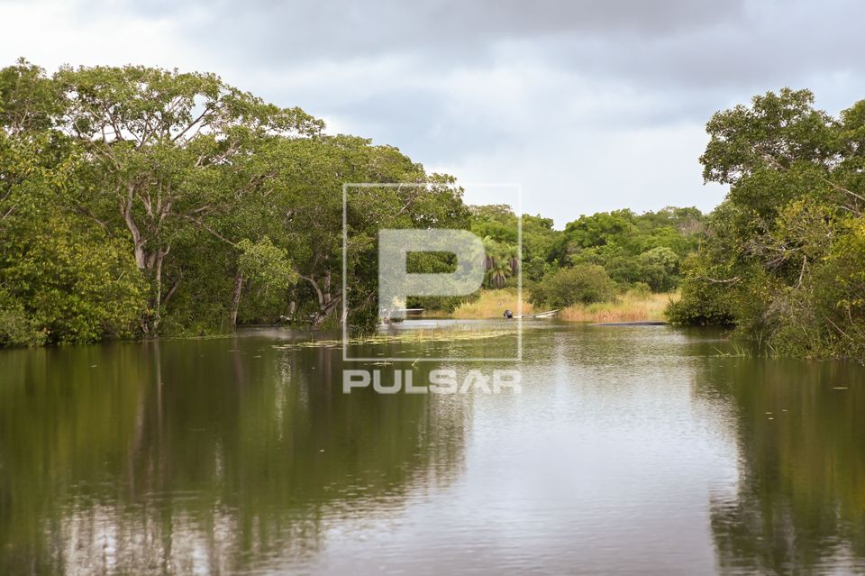 Porto e local de banho do povo Wauja da aldeia Piyulaga