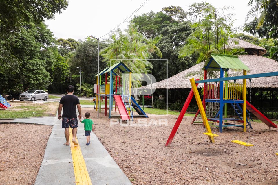 Playground no Parque Municipal do Mindú