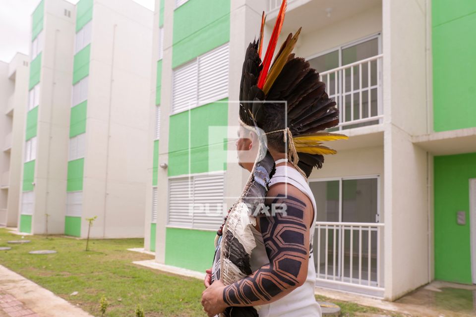 Residencial Morar Melhor do programa Minha Casa Minha Vida na comunidade Parque das Tribos
