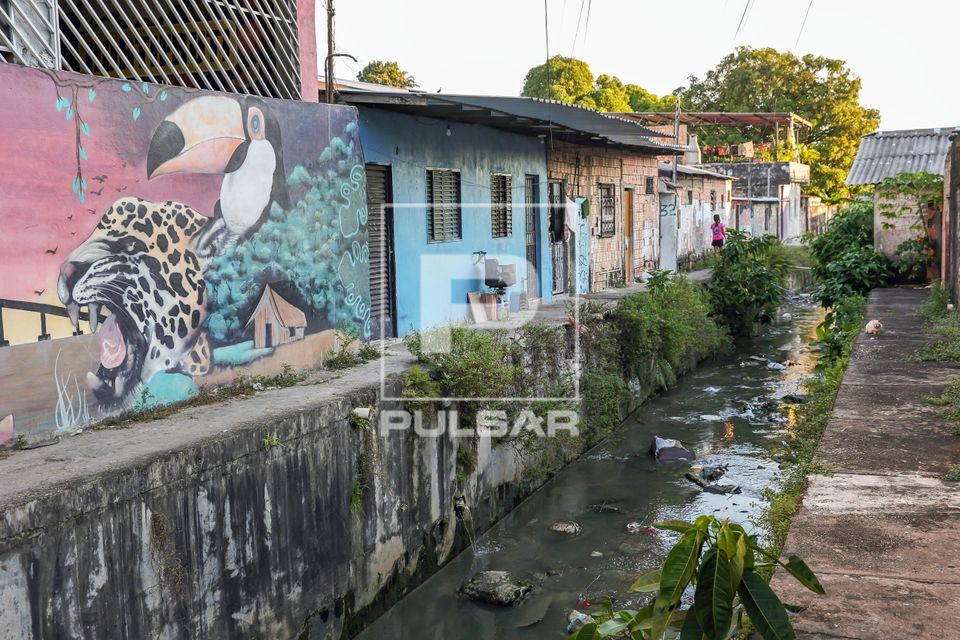 Moradias na Rua Canumã no bairro de Petrópolis