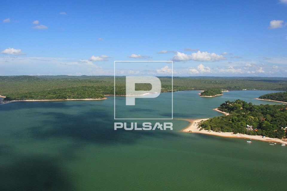 Vista de cima do Rio Tapajós - Alter do Chão - 