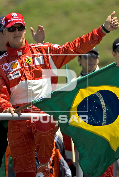 Grande Premio Brasil de Formula I - Michael Schumacher se despede das pistas