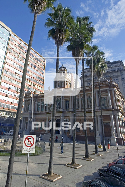 Predio da prefeitura de Porto Alegre no centro da cidade - RS