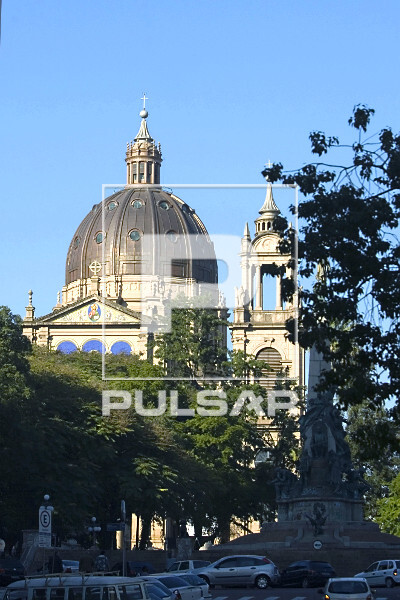 Cúpula da Catedral Metropolitana de Porto Alegre - Paróquia Nossa Senhora Mãe de Deus - Projeto do arquitet