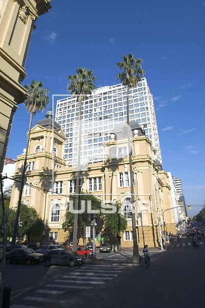 Predio da prefeitura de Porto Alegre no centro da cidade - RS