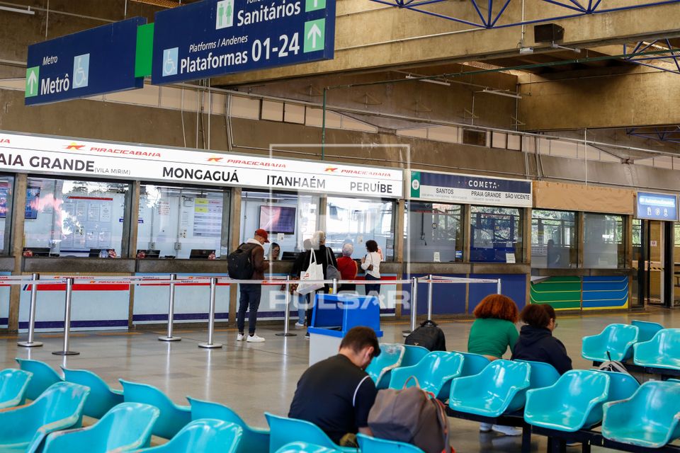 Bilheteria do terminal rodoviário do Jabaquara 