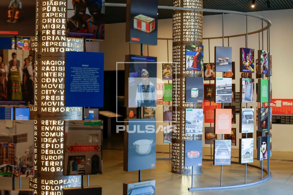 Vista interna do Museu da Imigração do Estado de São Paulo - Memorial do Imigrante