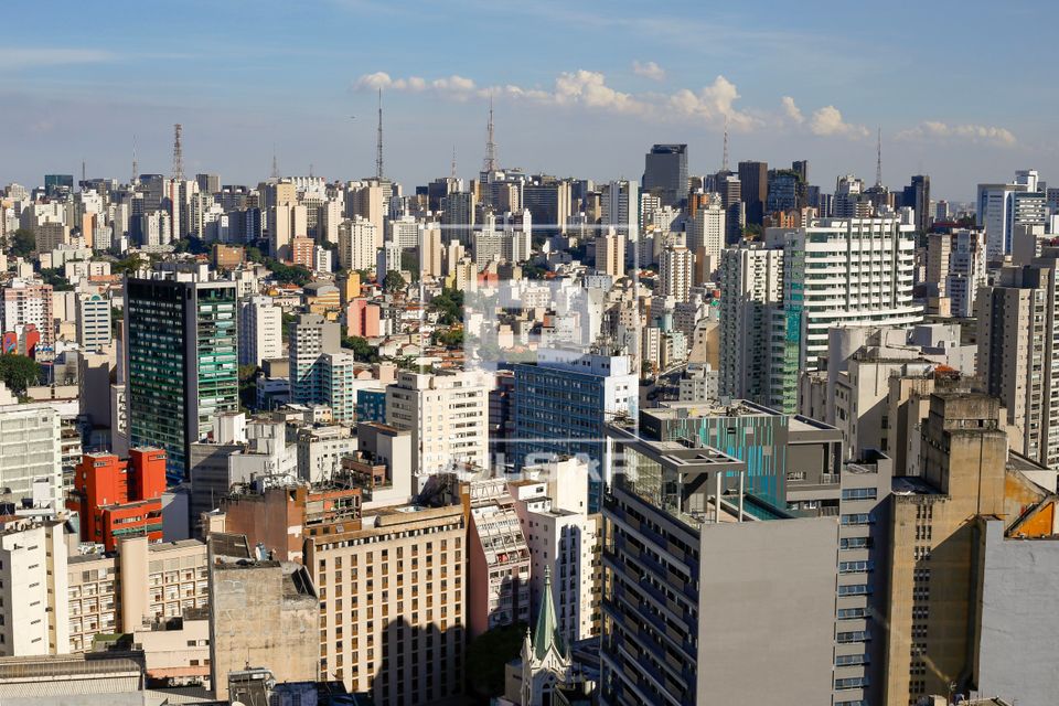 Edifícios na área central - vista a partir do edifício Copan
