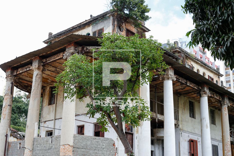 Palacete do Centro Cultural da Vila Itororó - conjunto arquitetônico de 1922 em processo de restauração 