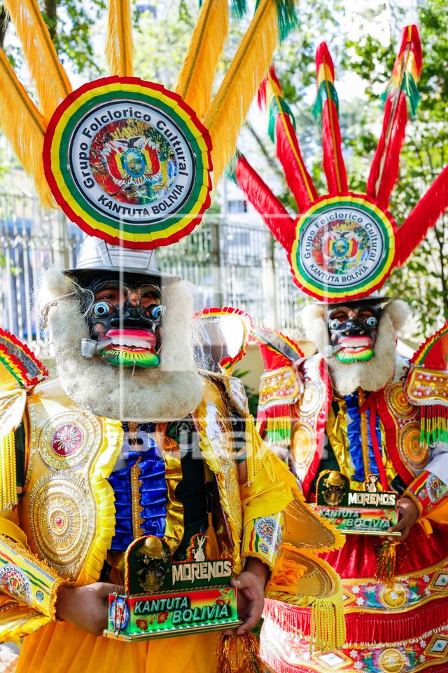 Apresentação do Grupo Folclórico Cultural Kantuta Bolívia no Festival de Inverno das Culturas Imigrantes n