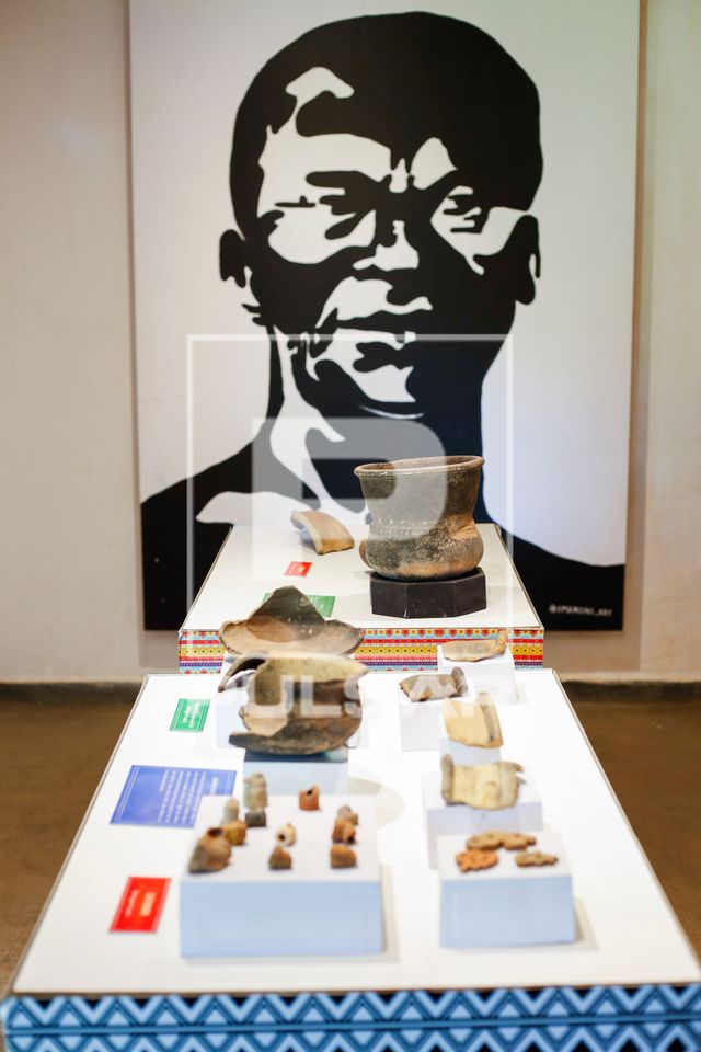 Vista interna do Museu da Cultura Afro-Brasileira - Parque Municipal Fazenda Engenho D'Água