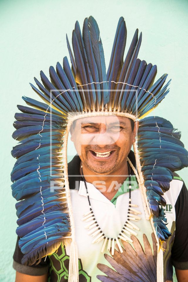 Cacique Elias Jeronimo de Lima da etnia Potiguar 