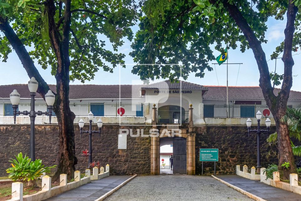 Fachada do Forte de São Pedro - atual Circunscrição do Serviço Militar 