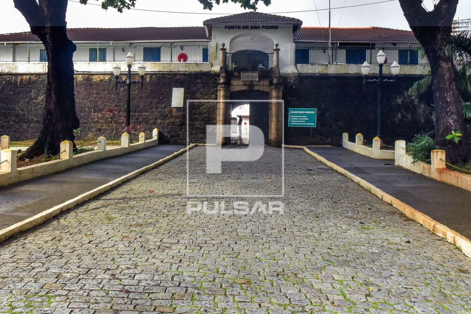 Fachada do Forte de São Pedro - atual Circunscrição do Serviço Militar 