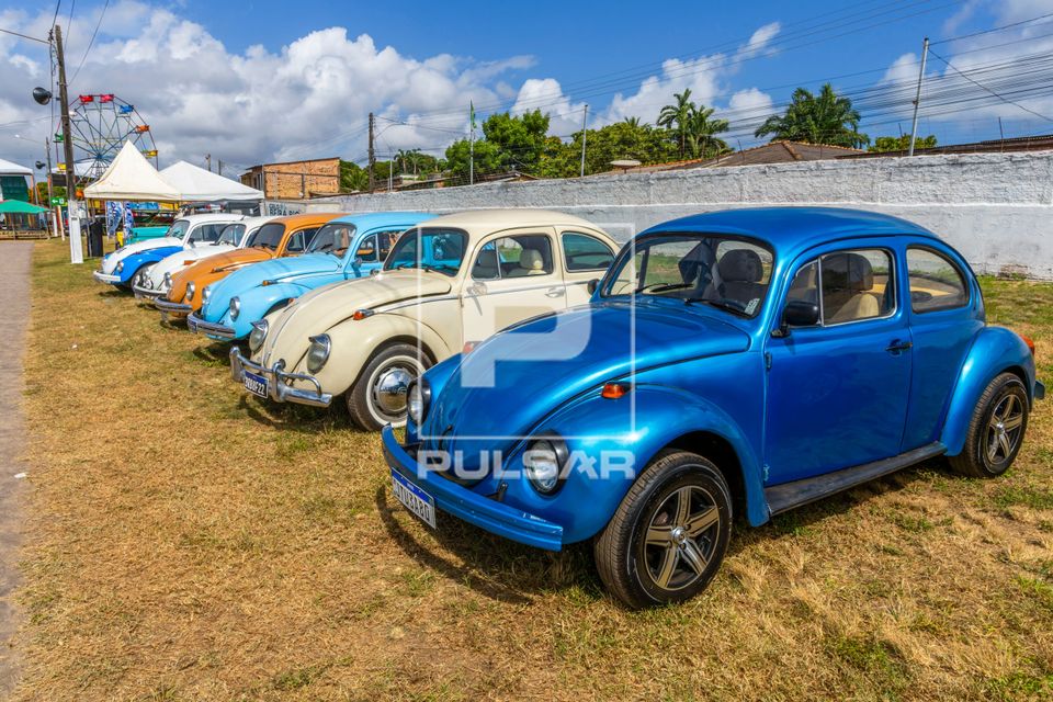 Exposição de Fuscas na 43ª Feira Agropecuária e Agroindustrial do Baixo Amazonas no Parque de Exposições