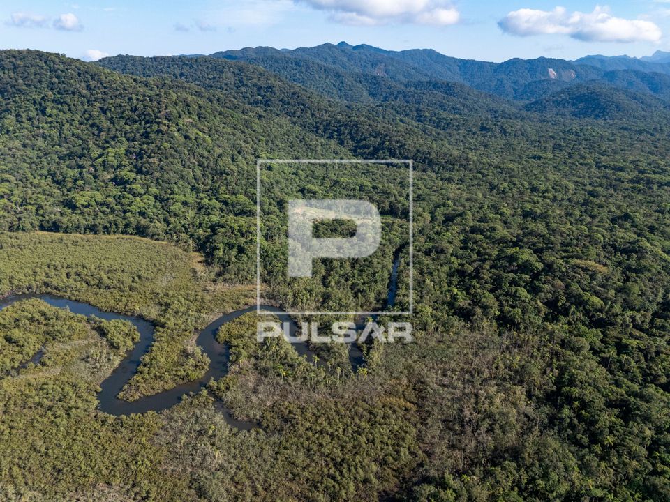 Vista de drone do manguezal da RPPN Reserva Ecológica do Sebuí ou RPPN Reserva Particular do Patrimônio Nat
