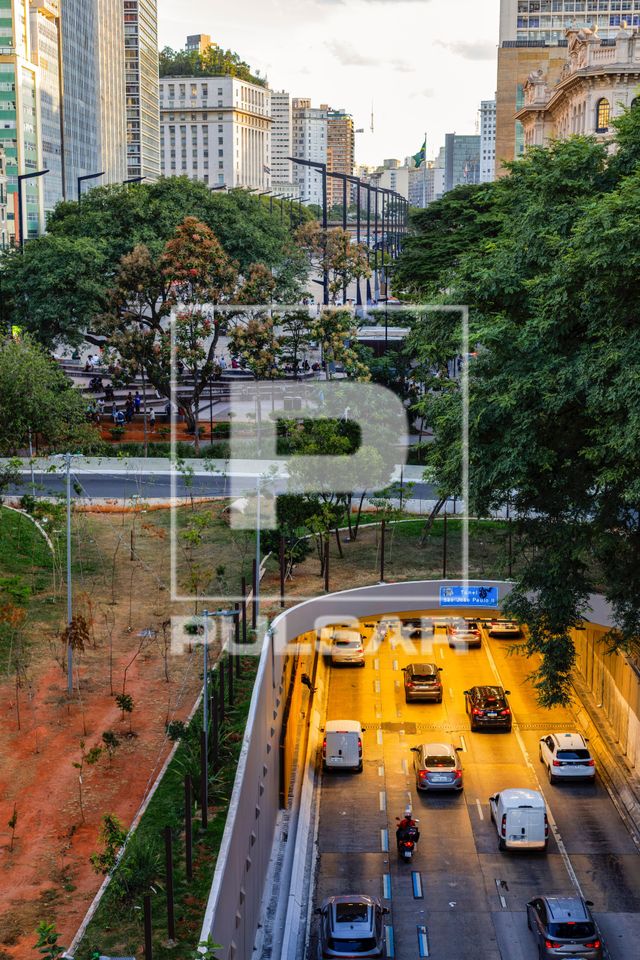 Túnel João Paulo II - Vale do Anhangabaú - centro histórico 