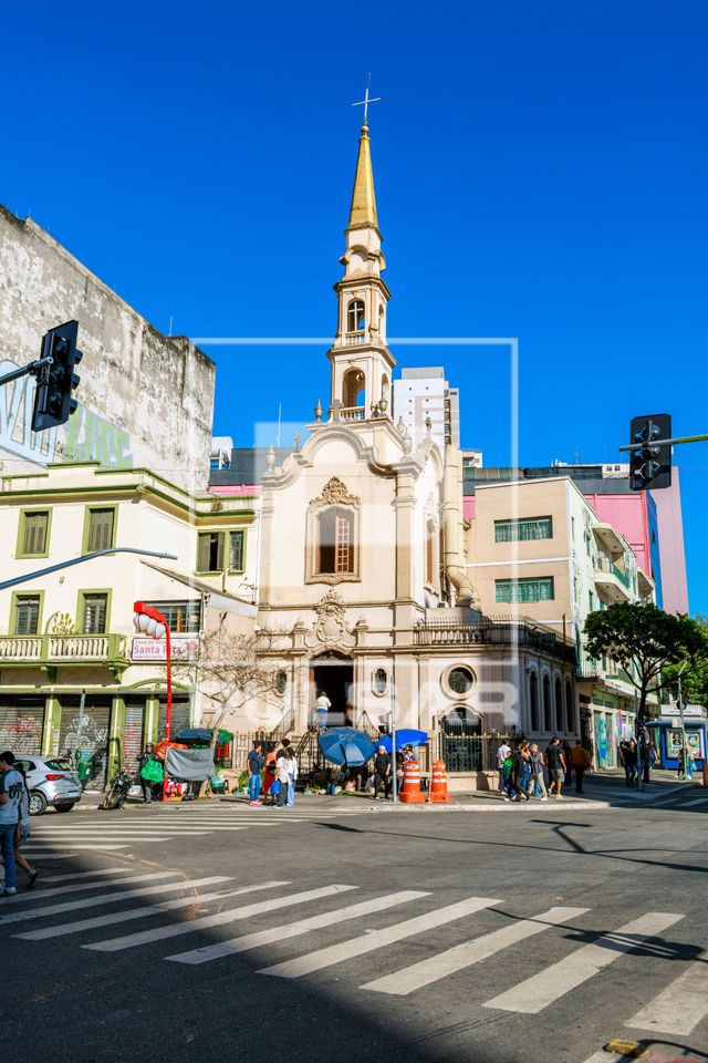  Igreja Santa Cruz das Almas dos Enforcados - bairro da Liberdade - centro da cidade 