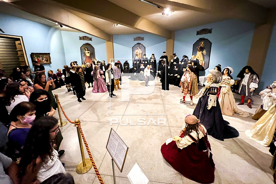 Exposição O Julgamento de Fouquet - bonecos de cera retratam sociedade francesa do século XVII obra de Dani