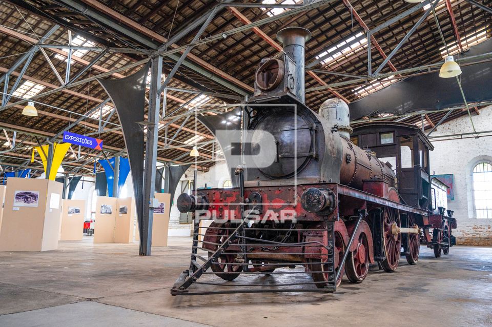 Locomotiva nº1 - fabricada na Alemanha em 1907 exposta no Complexo Fepasa