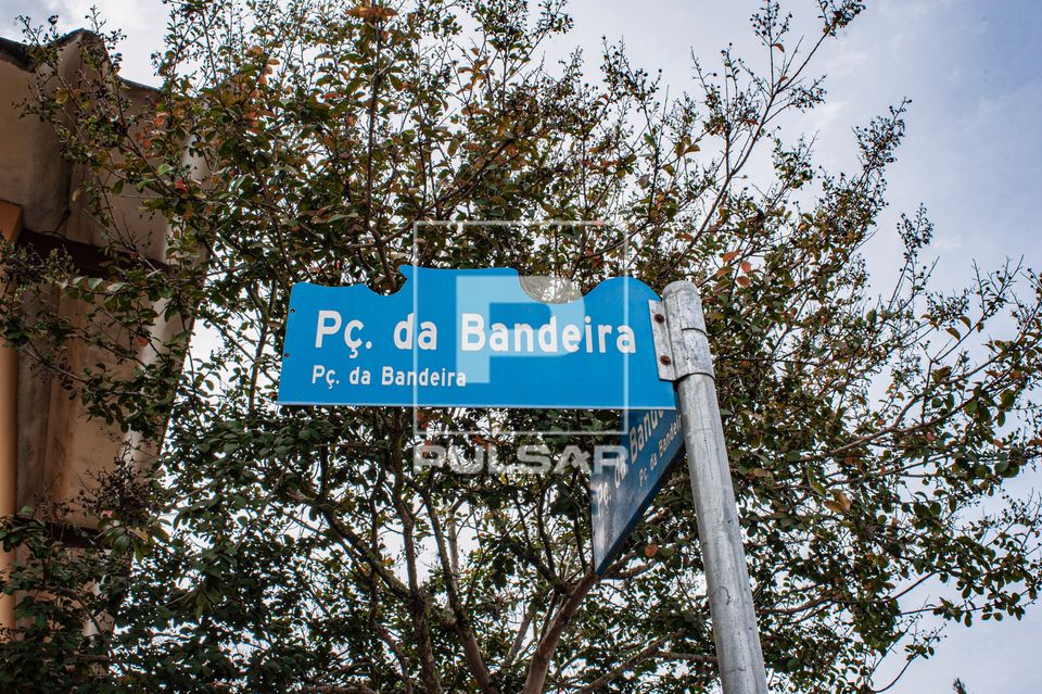 Placa de Praça da Bandeira