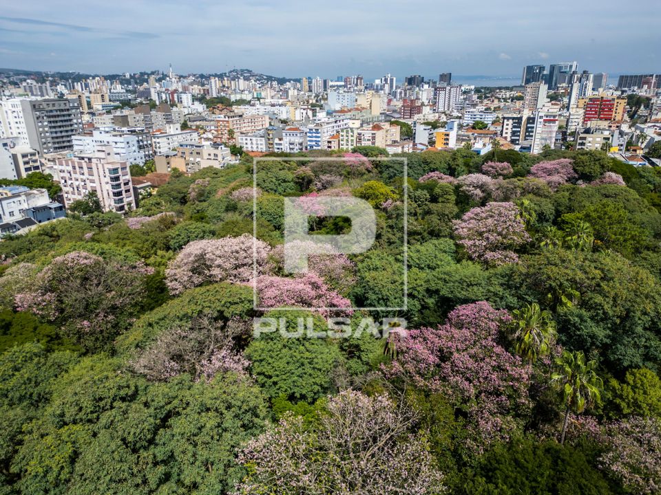 Vista de drone do Parque Farroupilha mais conhecido como Redenção - Bairro Cidade Baixa