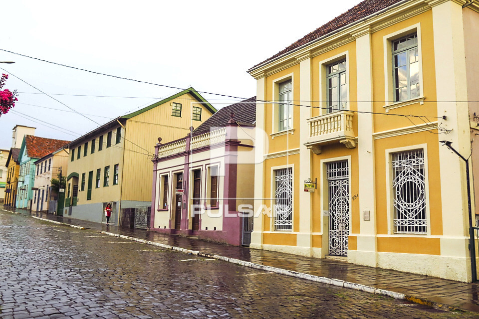 Casas com arquitetura típica italiana  - 