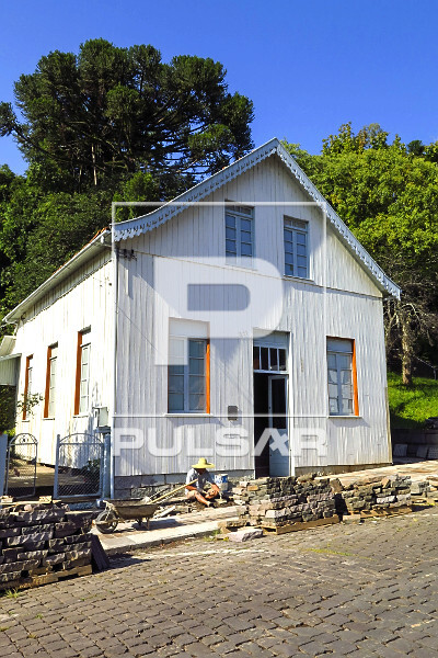 Casa com arquitetura típica italiana - 