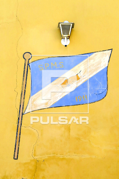 Bandeira da Sociedade Pradaense de Mútuo Socorro  - 