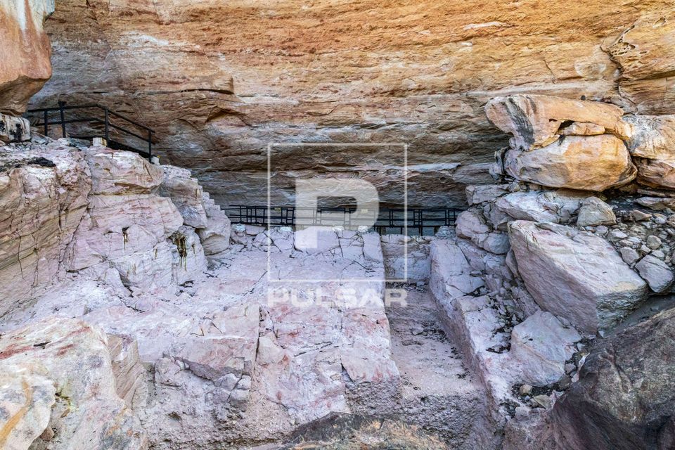 Área de escavação do sítio arqueológico Sítio do Meio - Parque Nacional da Serra da Capivara