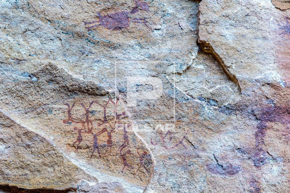 Pinturas rupestres do Boqueirão da Pedra Furada - PARNA da Serra da Capivara