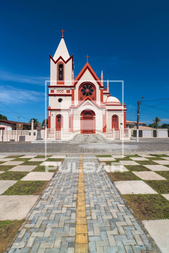 Fachada da Igreja Matriz São Boaventura - centro histórico