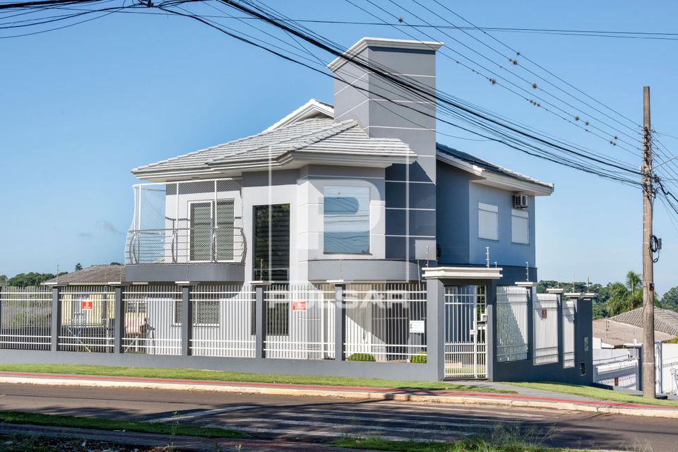 Fachada de sobrado residencial 