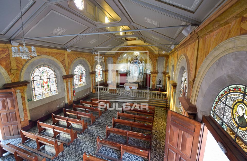 Vista interna da Igreja do Rosário 