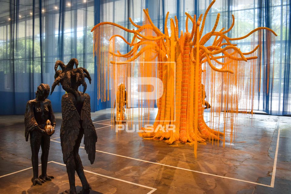 Instalação de Nádia Taquary - 36ª Bienal Internacional de São Paulo no Pavilhão Ciccillo Matarazzo - Par