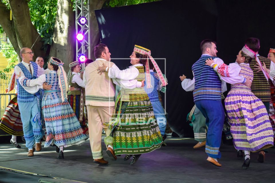 Apresentação de dança do grupo folclórico lituano Rambynas durante a 29ª Festa do Imigrante no Museu-Memo
